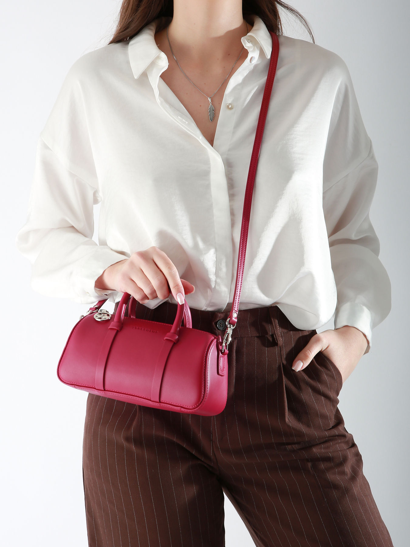 Sac port main Daylong cuir LONGCHAMP