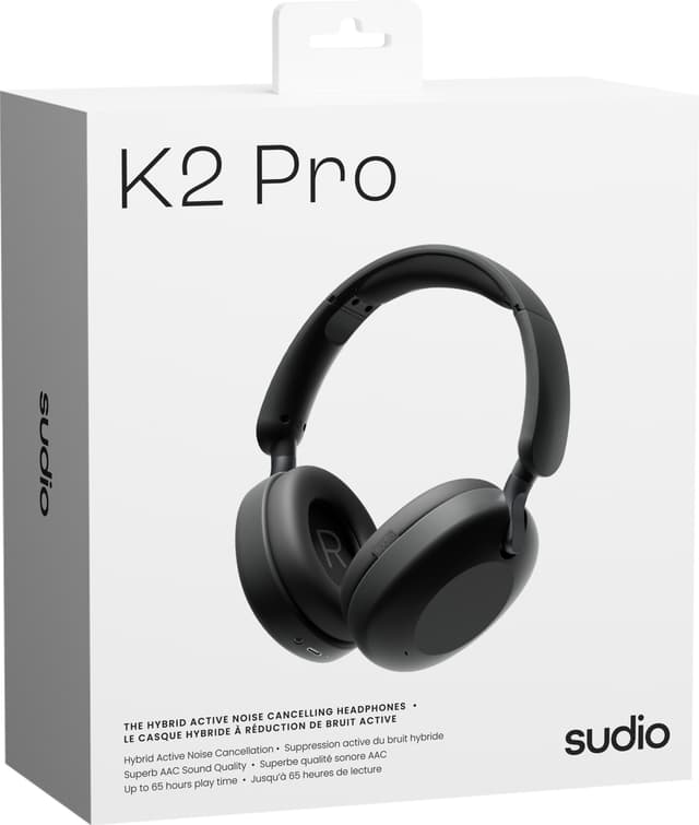 Sudio K2 Pro trådløse around-ear-hovedtelefoner (sort)