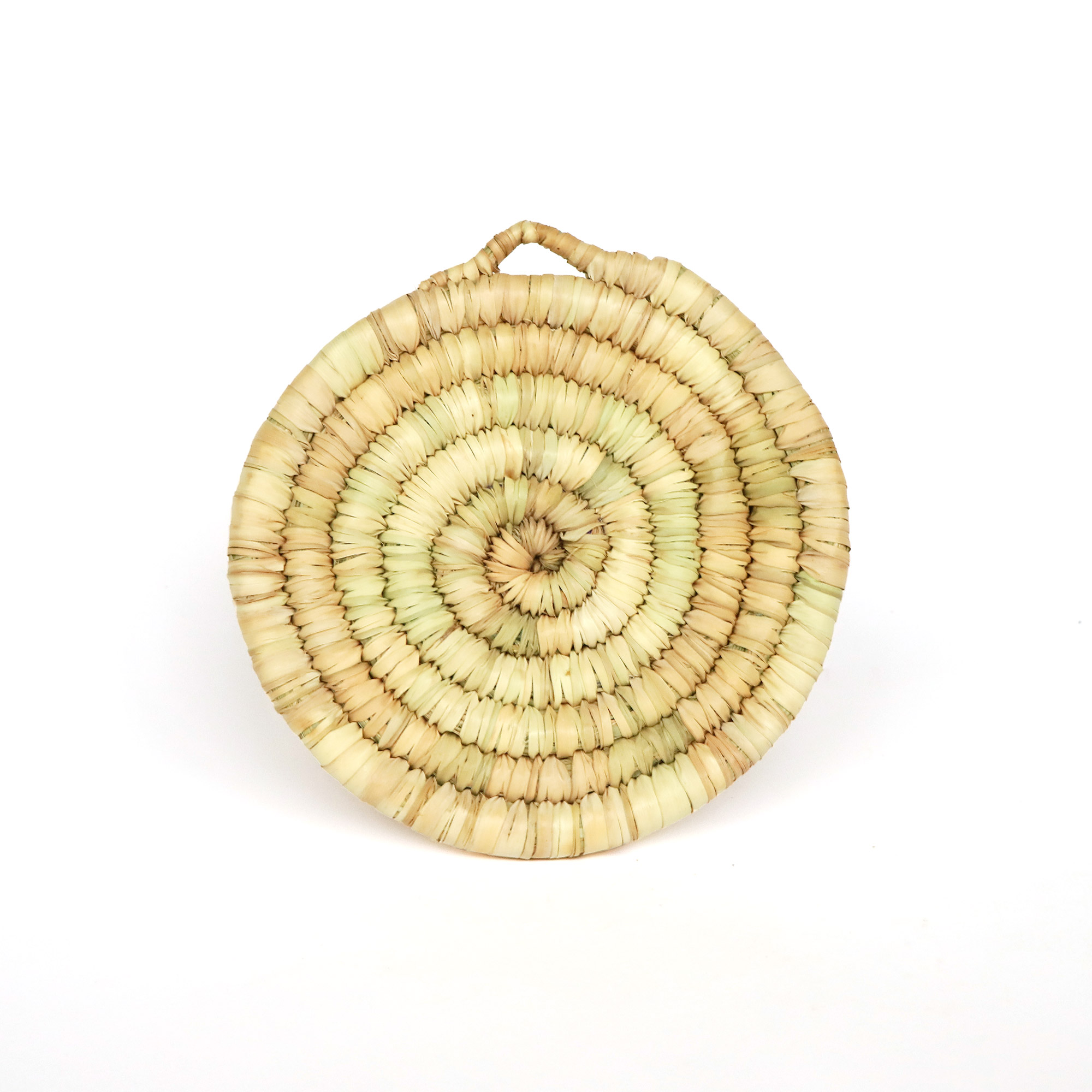 Untersetzer aus Palmblattgeflecht, Ø 20 cm, H 1 cm zu 4,00