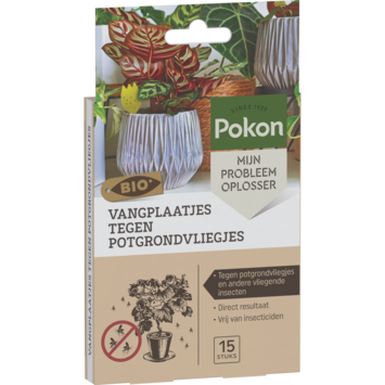 Pokon Bio vangplaatjes tegen potgrondvliegjes 15 stuks