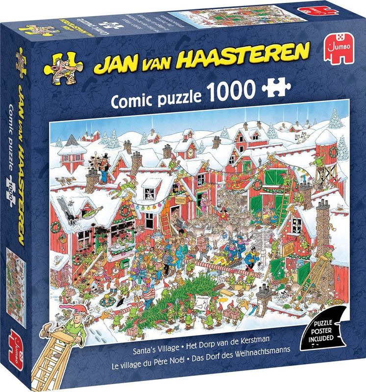 Jan van Haasteren - Het Dorp Van De Kerstman - Legpuzzel - 1000 Stukjes