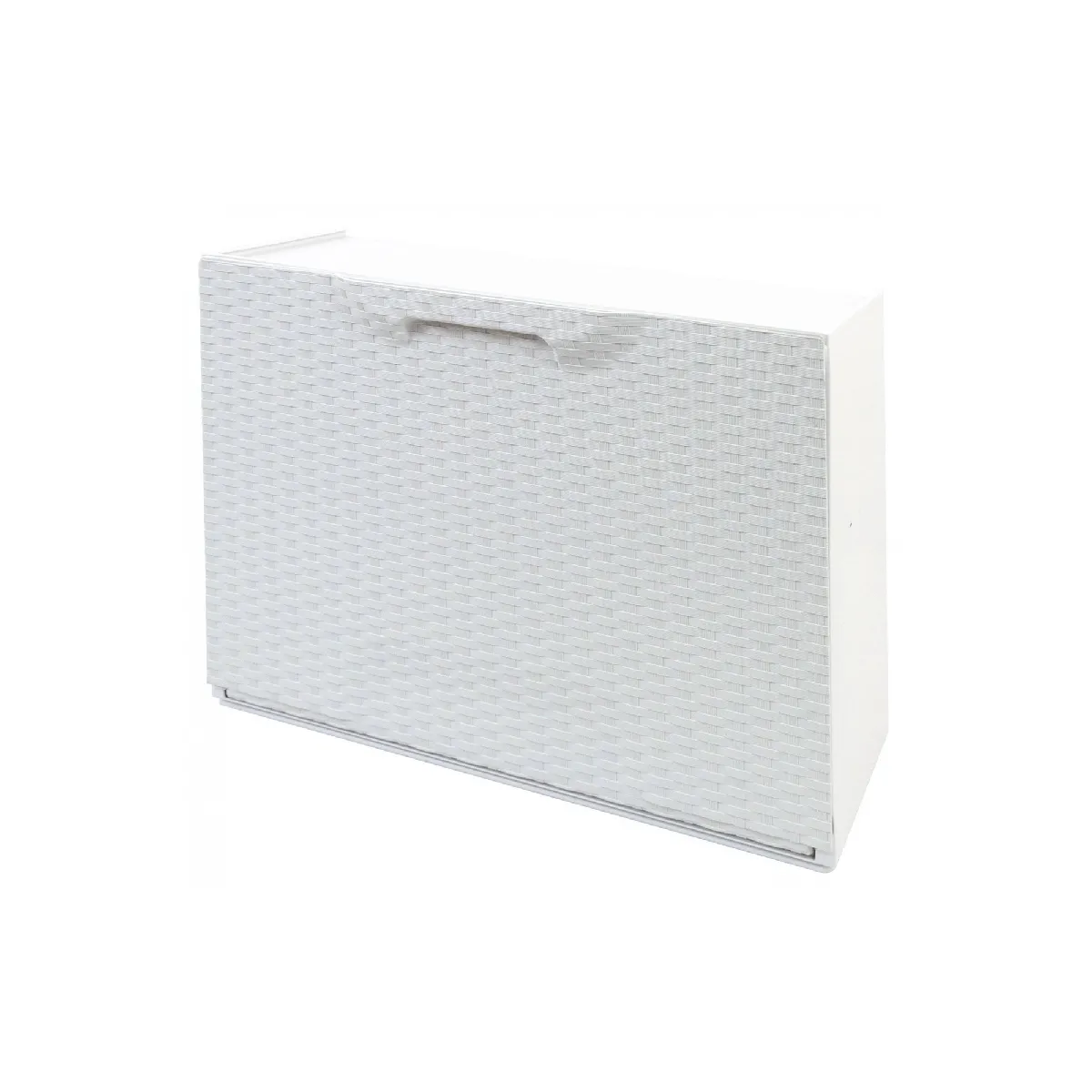 Alter Porte-chaussures effet rotin - Blanc