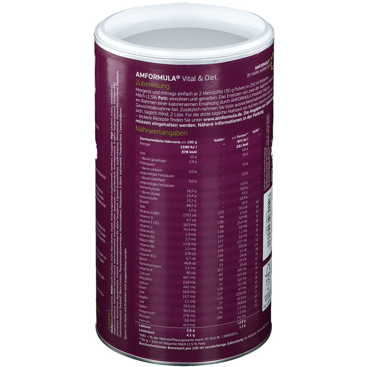 Amformula® Diet Vanille