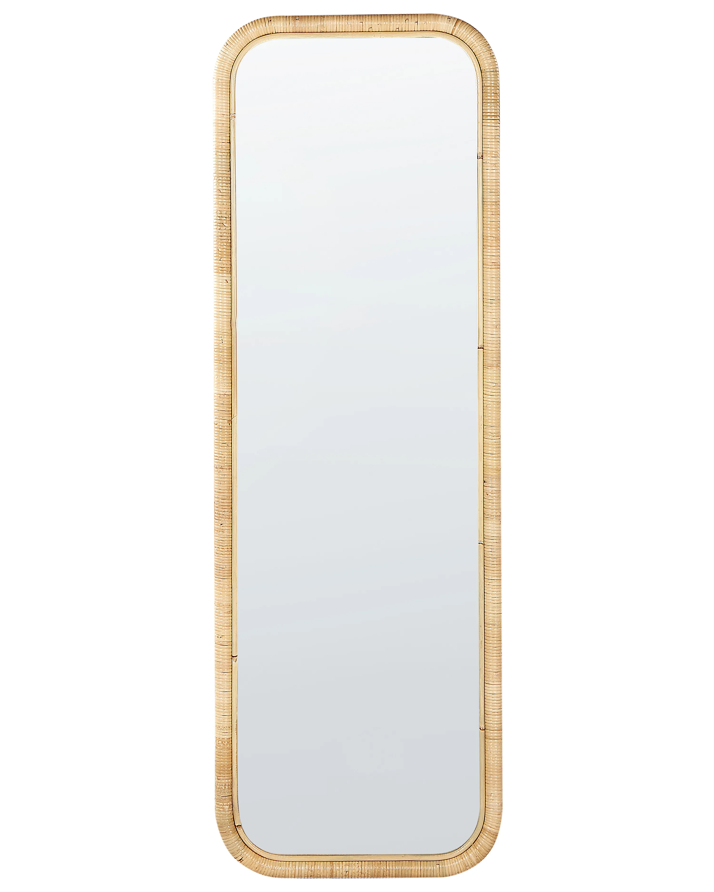 Staande spiegel MALANGE 150 cm Rotan Natuurlijk