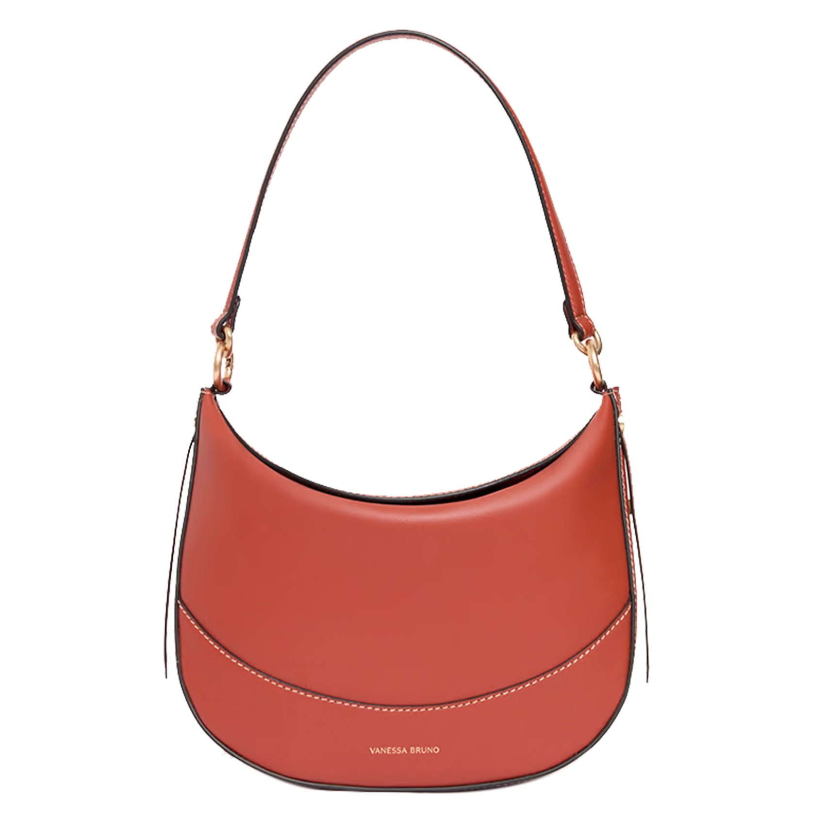 DAILY BAG MM - Sac porté épaule en cuir | Marron