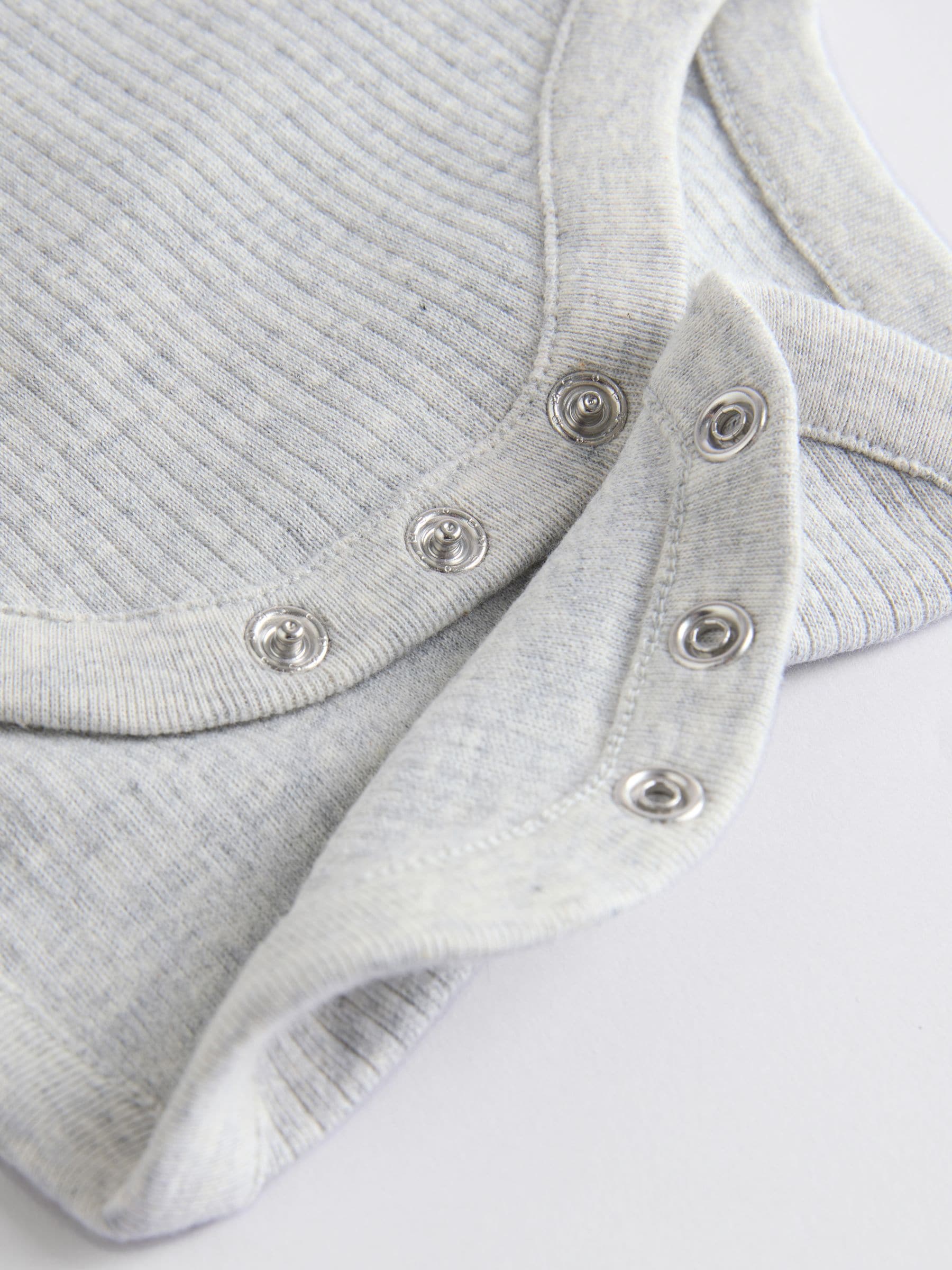 Monochroom - Set van 3 rompers met lange mouwen