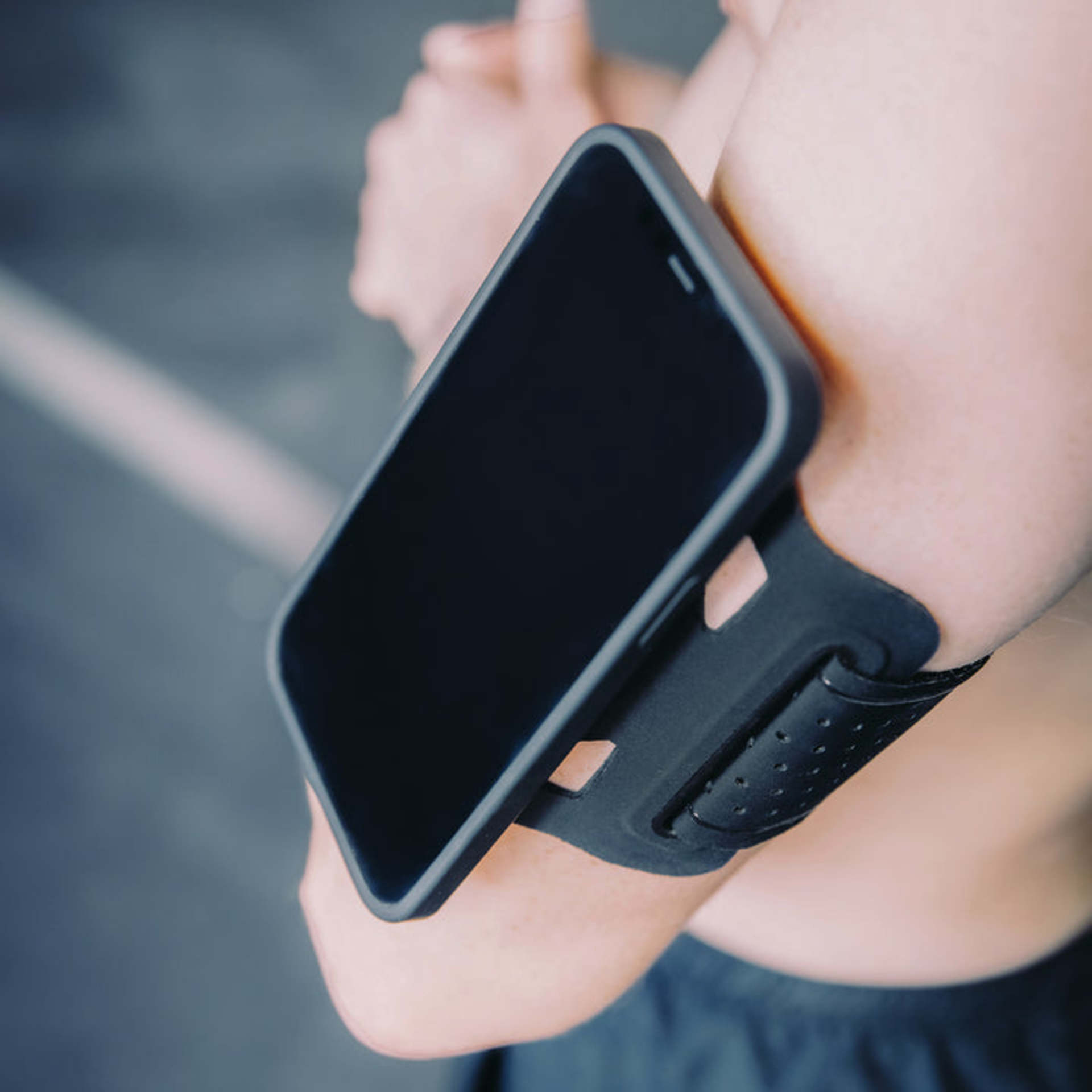 SP Connect Hardlooparmband met Smartphone Bevestiging Zwart