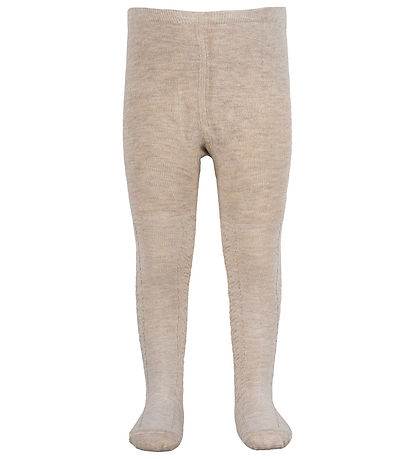 Minipop Strumpfhosen - Bambus - Off White Melange