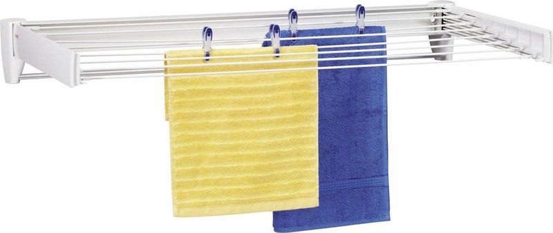Art Dry 100 Wandroogrek Inklapbaar - 3 jaar garantie - Binnen/buitengebruik - Ruimte besparend - Compact - Wit