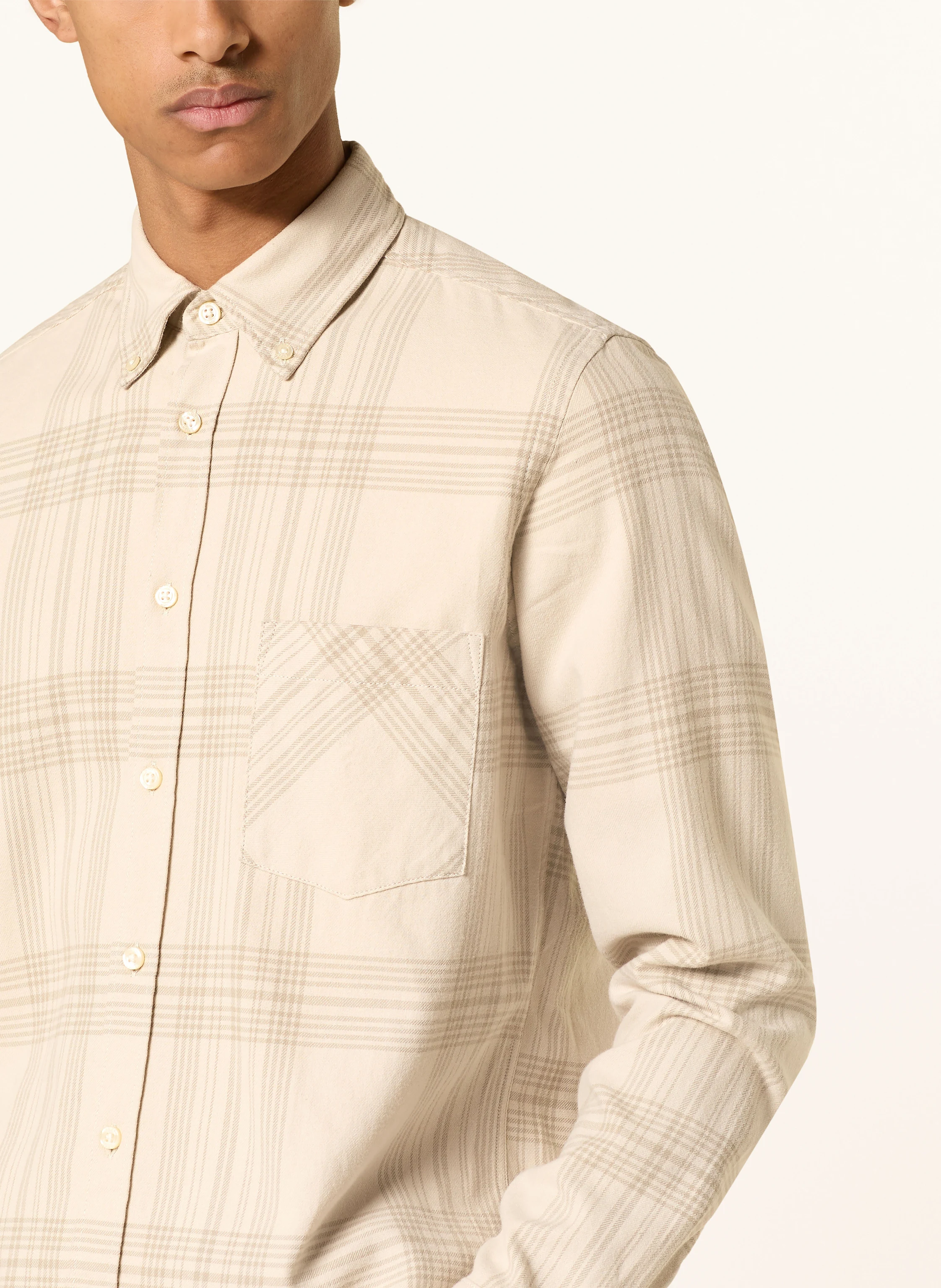 BOSS Flanellhemd RICKERT Regular Fit