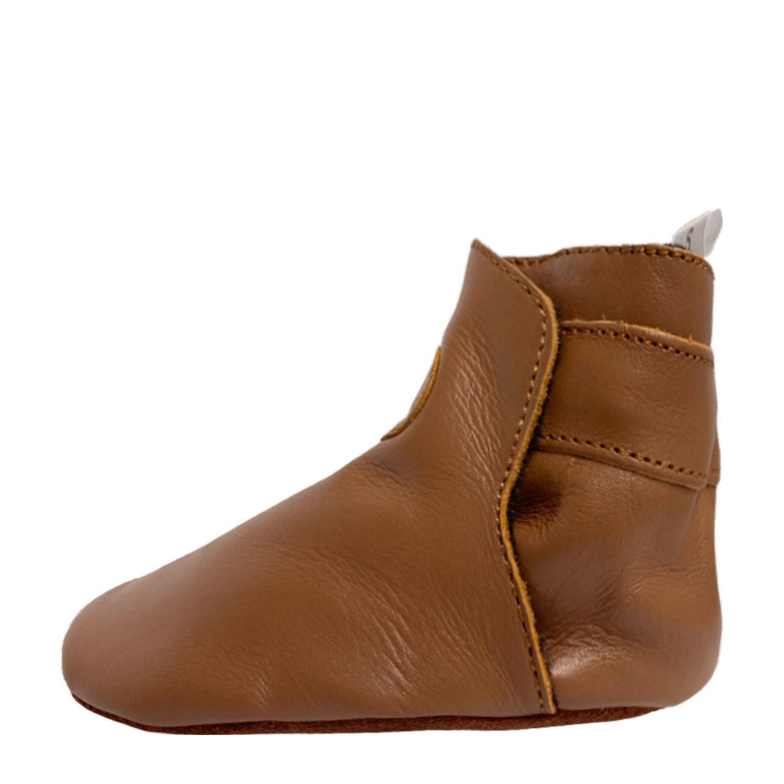 Babysteps leren babyslofjes cognac