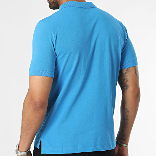 Polo Manches Courtes Bleu Clair