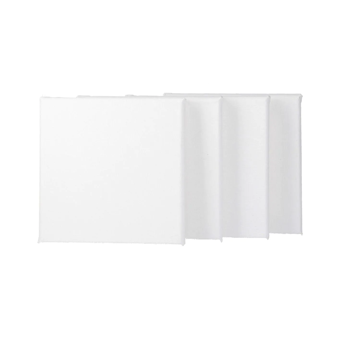 4er Set Leinwand 15x15 cm