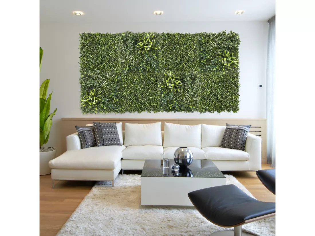 Mur Vegetal Artificiel Panache 50x50cm