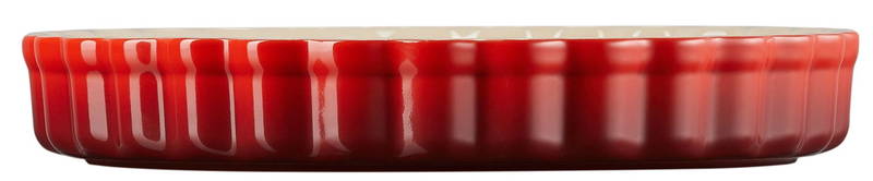 LE CREUSET Tarte-Form 24cm Kirschrot