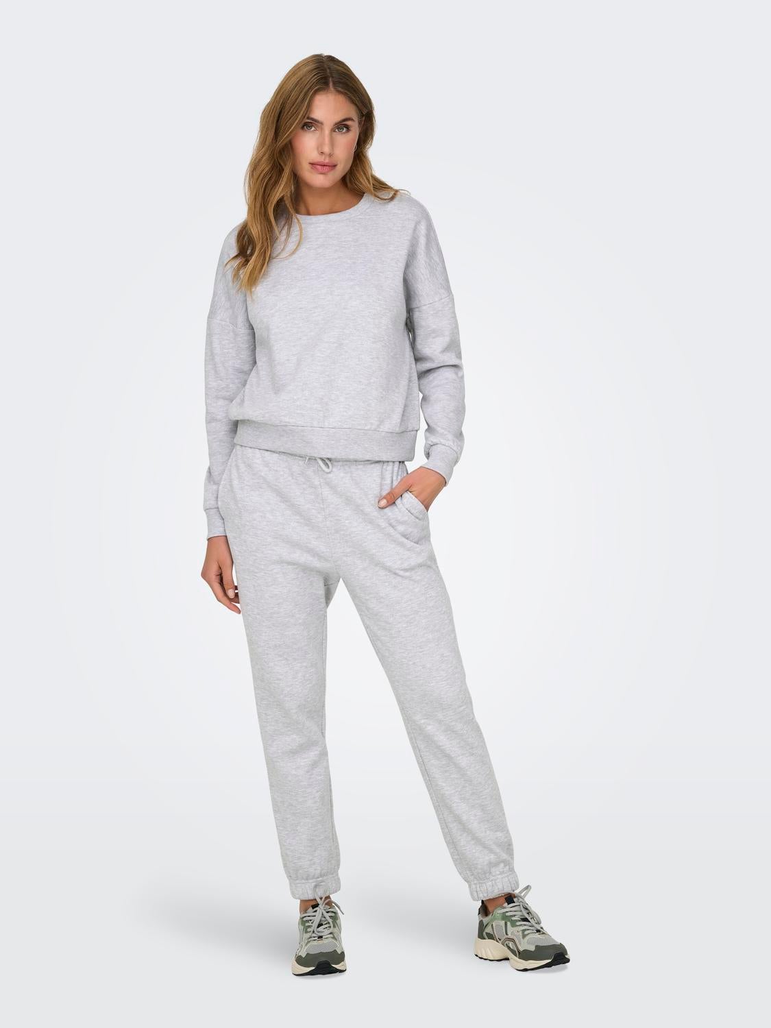 ONLFAVE Sweatshirt Light Grey Melange