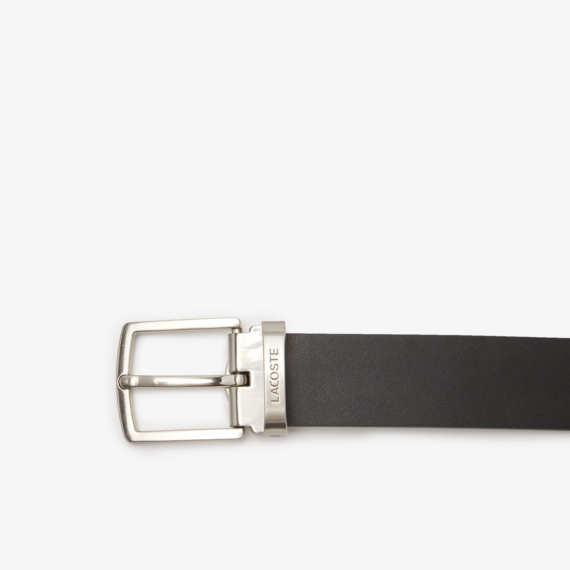 Coffret ceinture homme Lacoste boucle plate et boucle ardillon Ceintures - Noir - Lacoste - Homme
