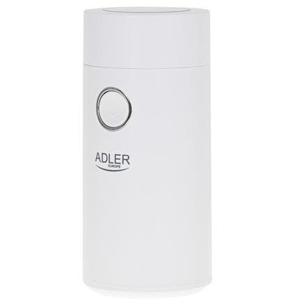 Adler kaffemølle AD 4446ws 150 W, Kaffebønner kapacitet 75 g, hvid