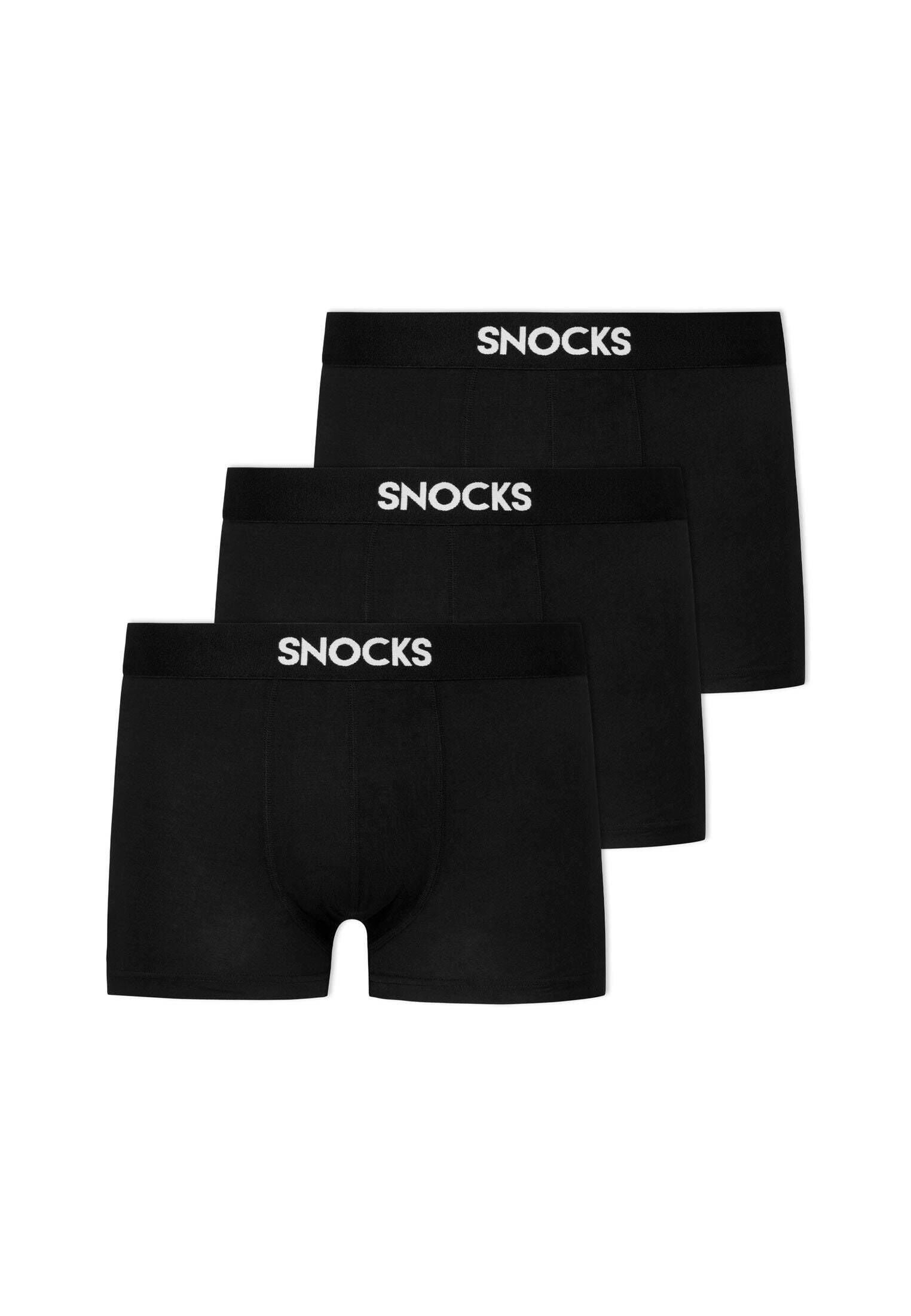 SNOCKS| Herren Modal Boxershorts im 3er-Pack