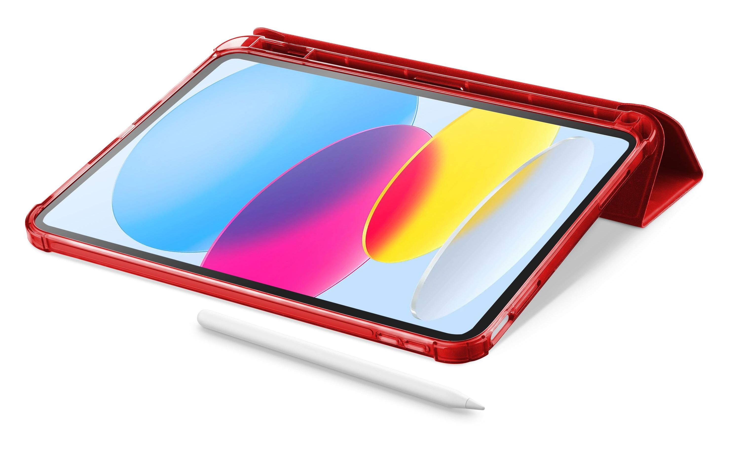 Tablet Book Cover Folio Case RotTablet-Hülle mit Standfunktion für Apple iPad 10.9
