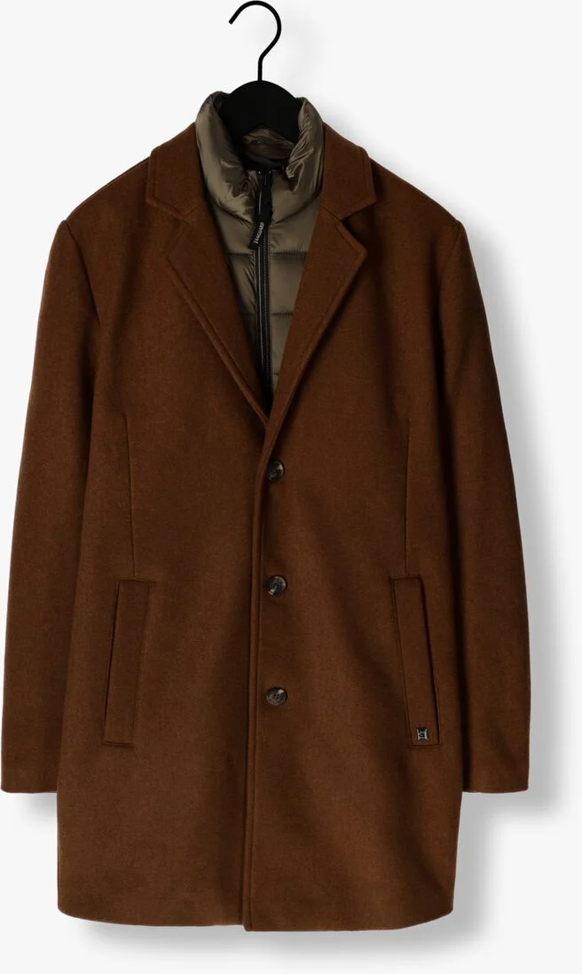 VANGUARD bruine vanguard mantel long jacket marten choproad