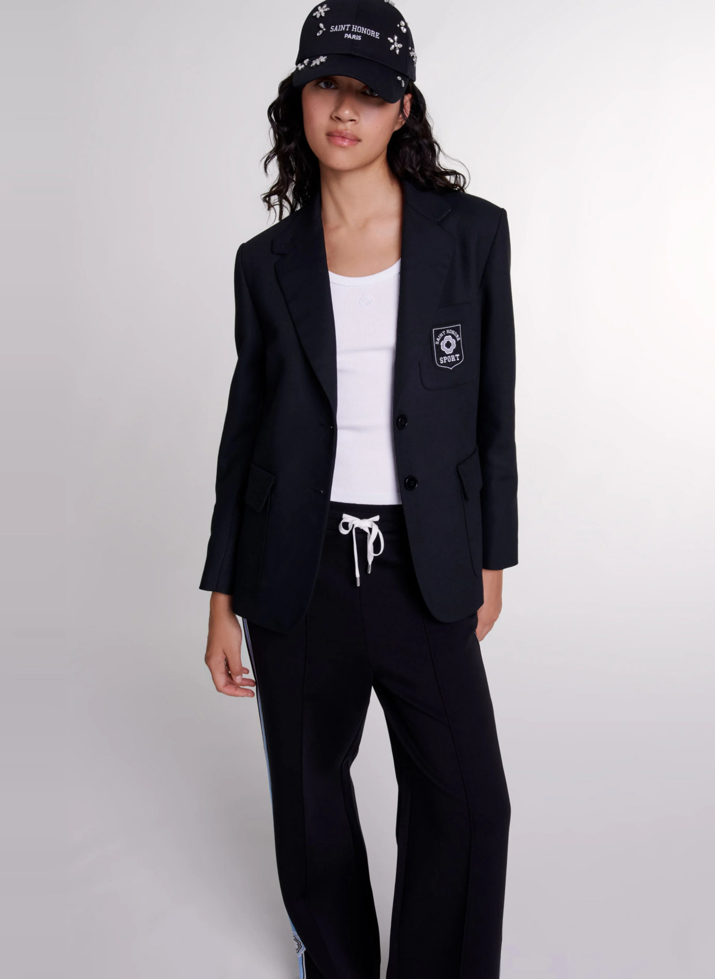 Veste de tailleur droite | Noir