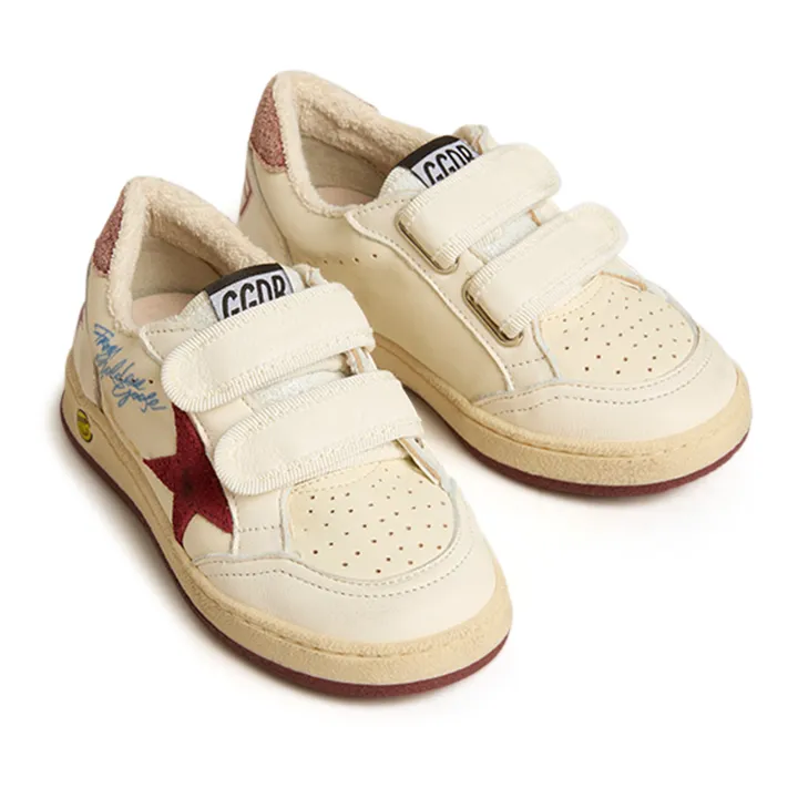 Golden Goose Baskets Scratchs Ballstar | Rouge