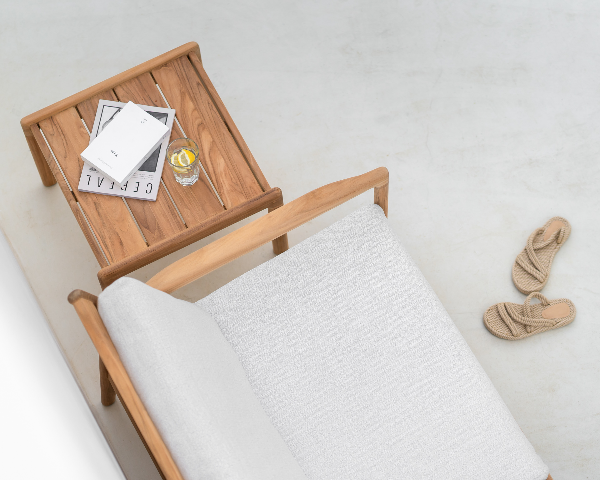 Teak Jack koffietafel 150x65 - outdoor