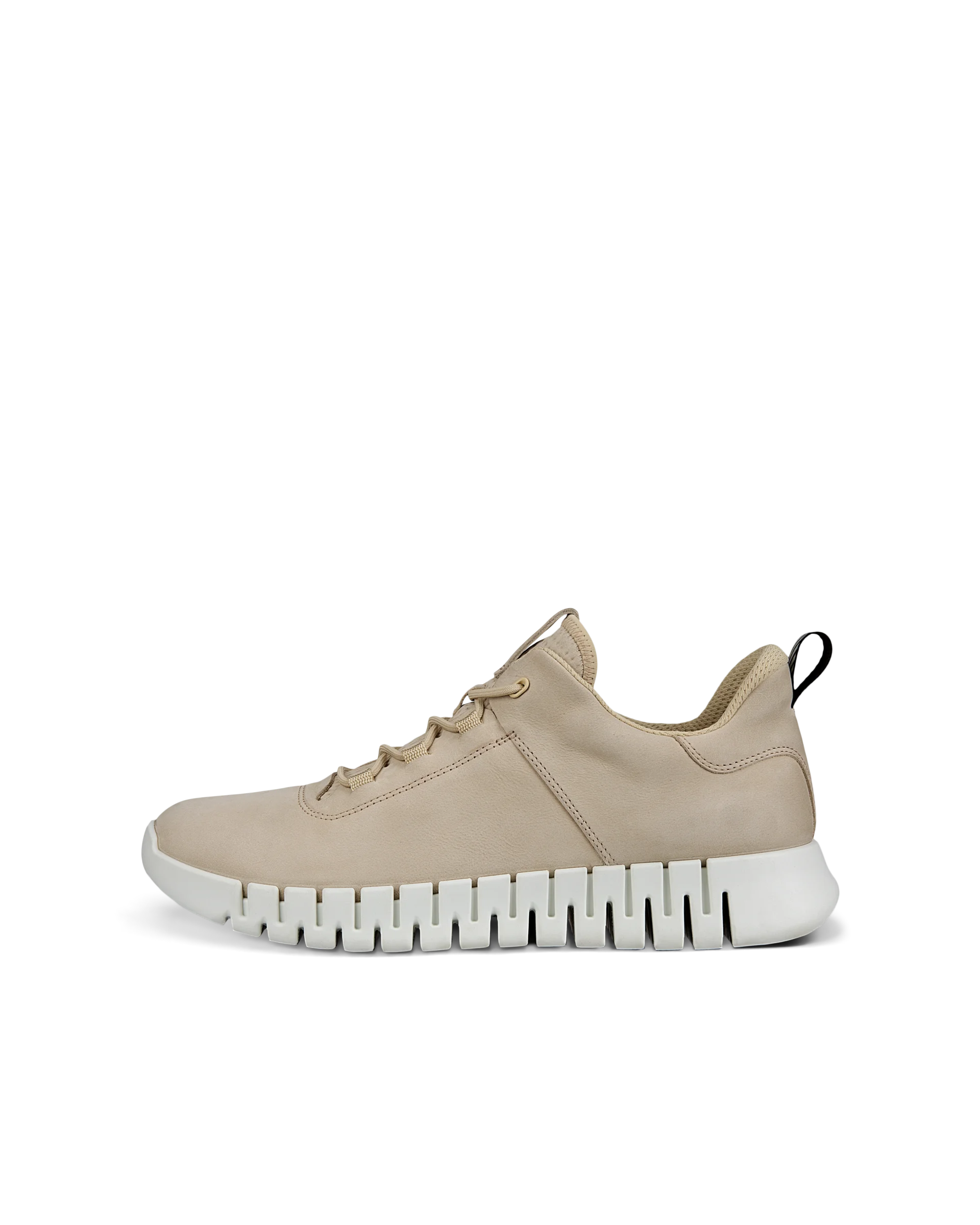 ECCO GRUUV M Herren Sneaker aus Nubukleder Beige