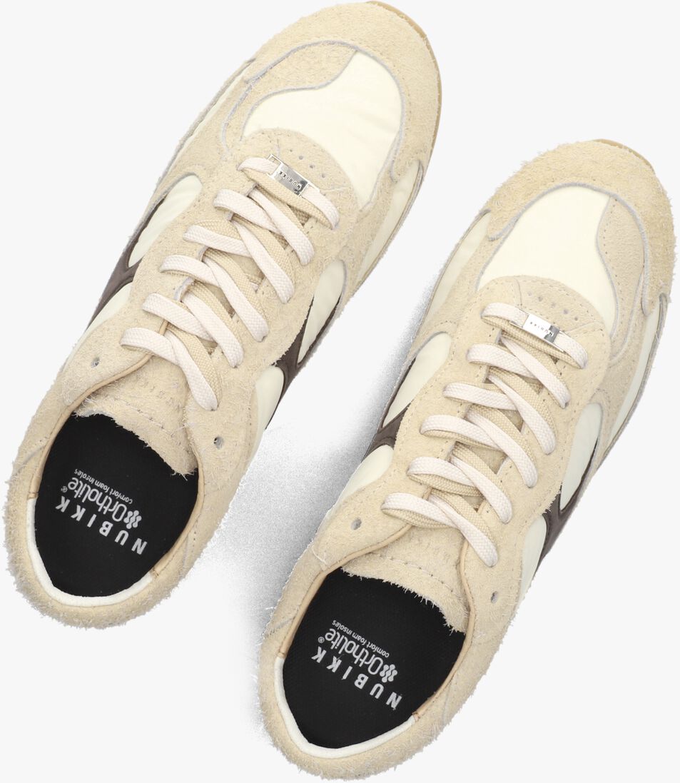 beige nubikk lage sneakers riley morgan