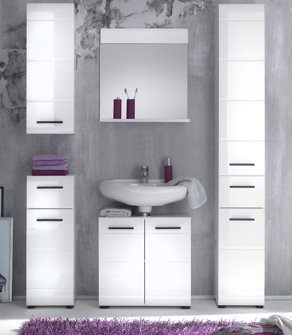 welltime Unterschrank »Sovana« Kommode mit 1 Tür & 1 Schublade - (B/T/H) 30/31/79 cm