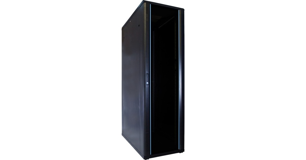 DSI42U serverkast met glazen deur - DS6242 server rack  (Zwart, 600 x 1200 x 2000mm)