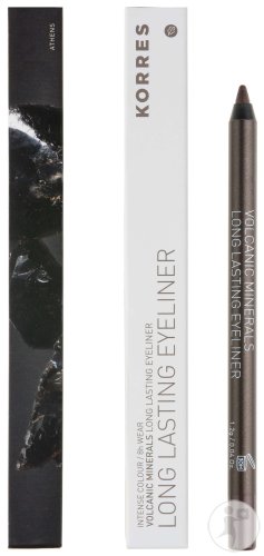 Korres Eyeliner Regard Intense Longue Tenue 02 Brown Minéraux Volcaniques 1,2ml