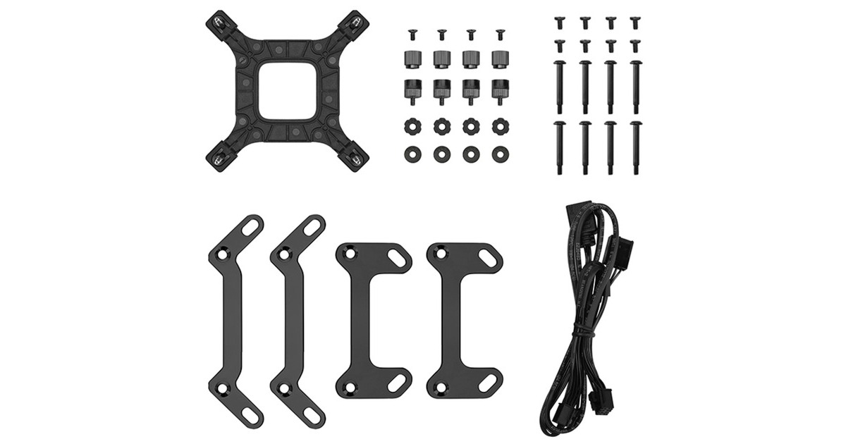 DeepCoolLP240 waterkoeling  (Zwart, 4-pins PWM fan-connector)