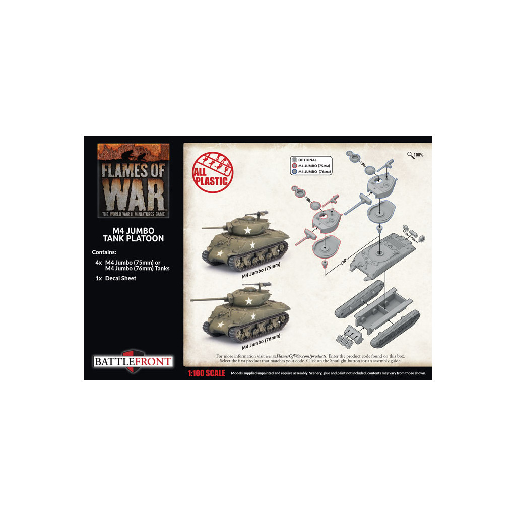 Flames of War - M4 Jumbo Platoon