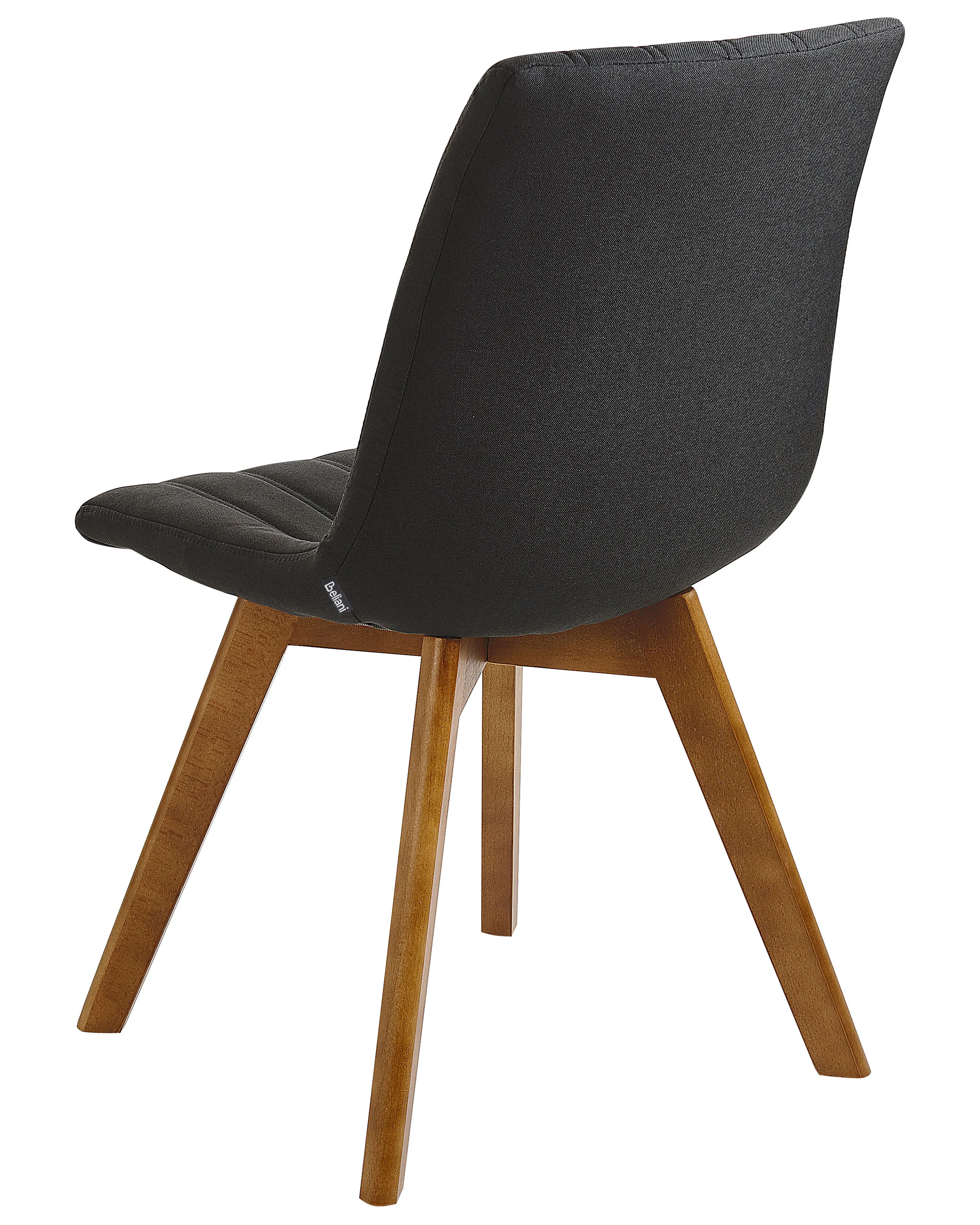 Set van 2 eetkamerstoelen CALGARY Zwart