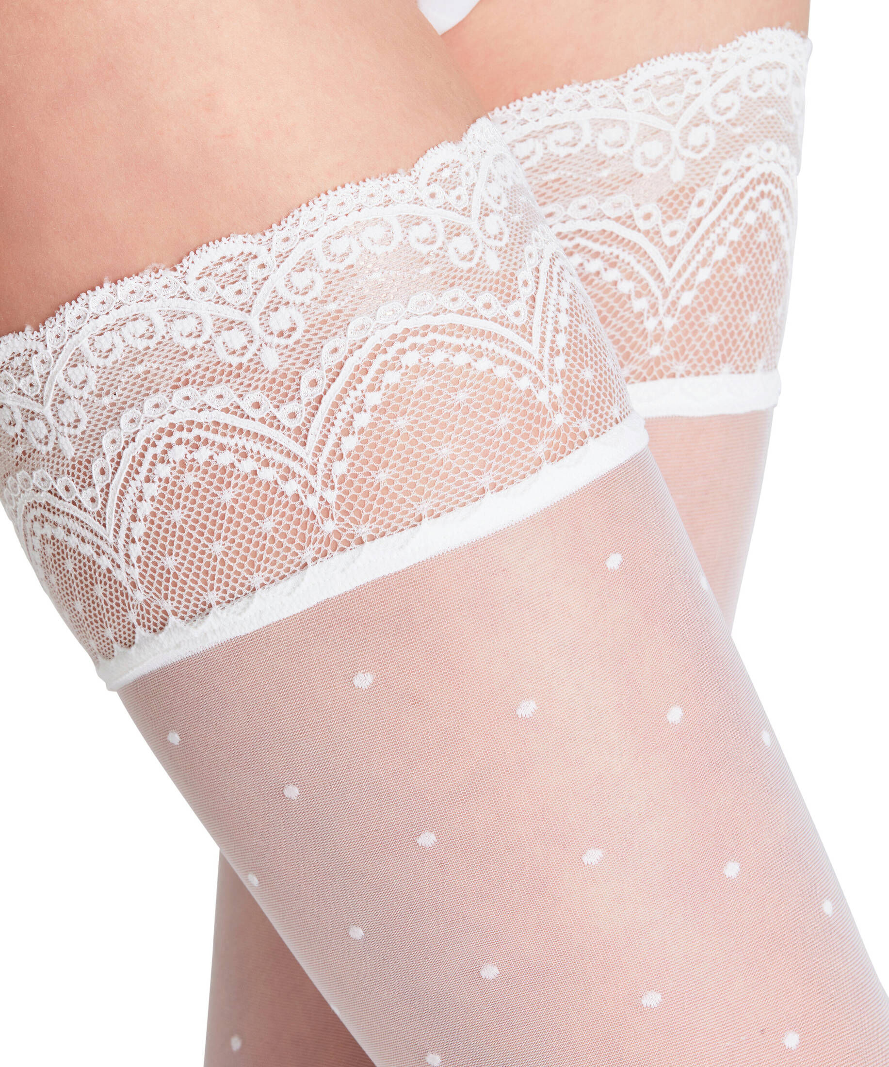 FALKE| Damen Stay Ups Dot