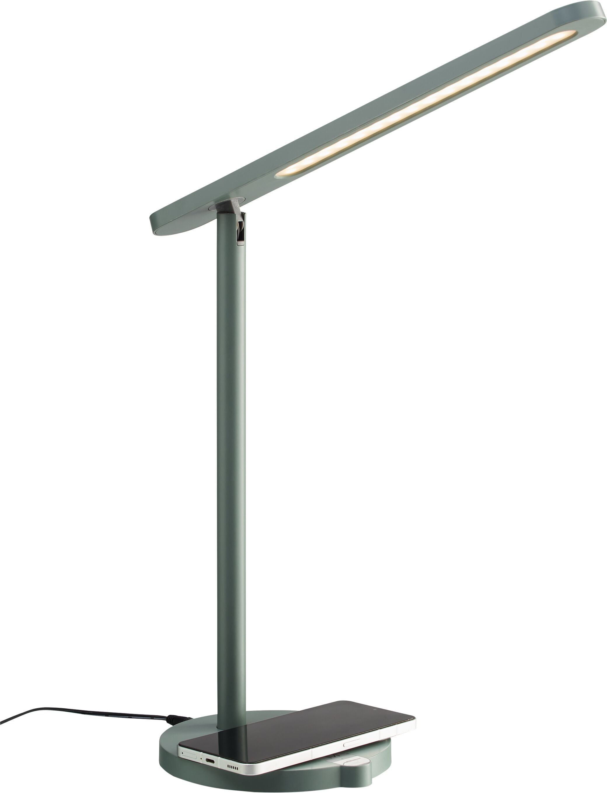 MIOLA Bürotischleuchte - Grün / B: 38.0 cm x H: 50.0 cm x D: 16.0 cm