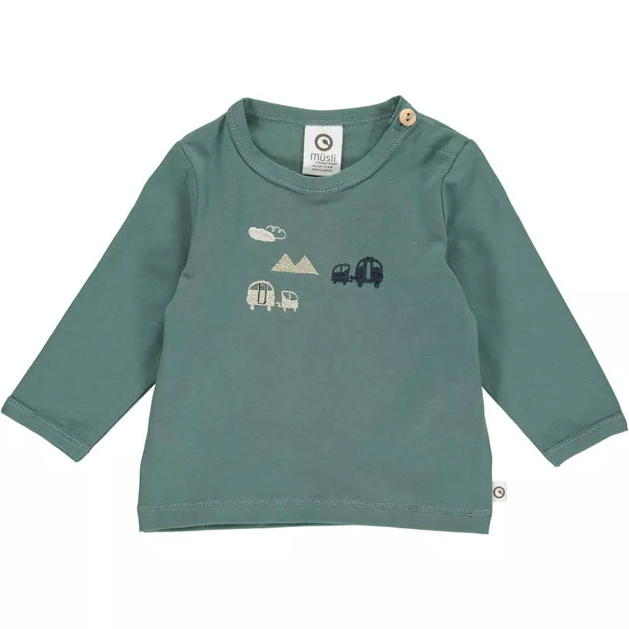 Müsli Babylangarmshirt Pine