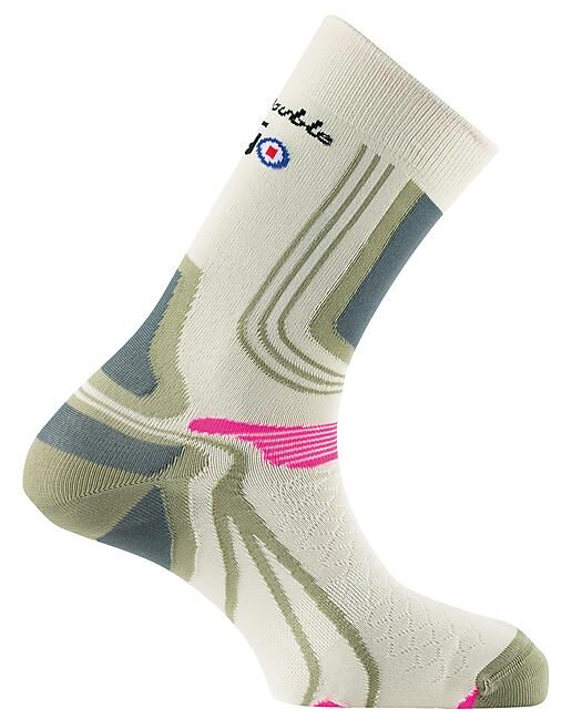 THYO - CHAUSSETTES DE RANDONNEE LA DOUBLE TREK MID GREEN