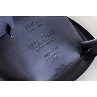 Armlehnstuhl Bell Chair, Schwarz