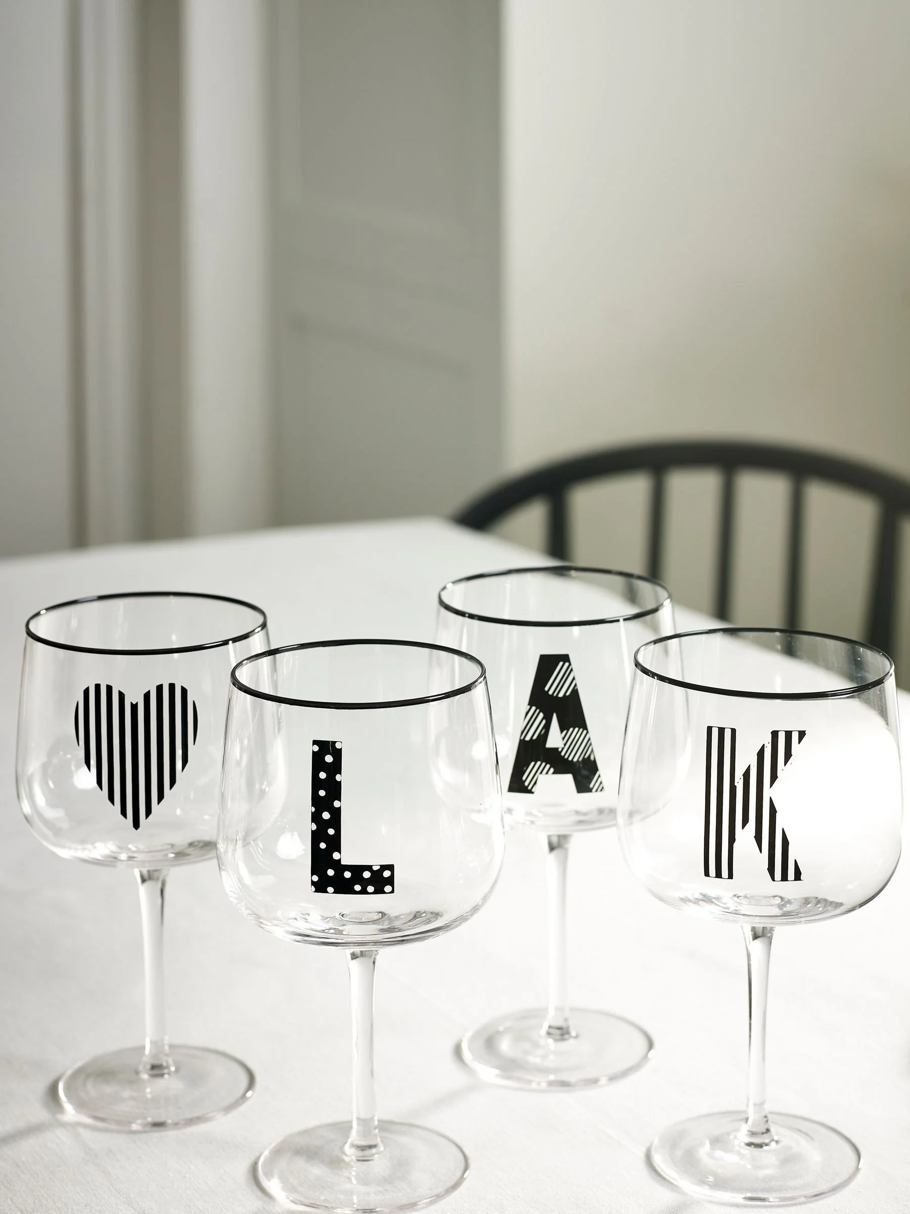 Ginglas met monogram