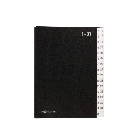 Pagna Pultordner 1-31, schwarz, 32tlg.
