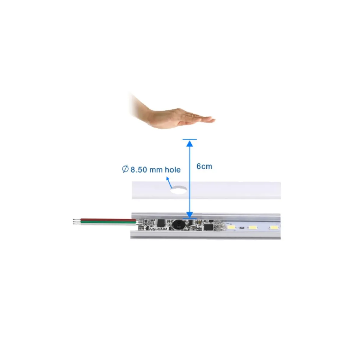 Ledkia Mini Interrupteur Sans Contact