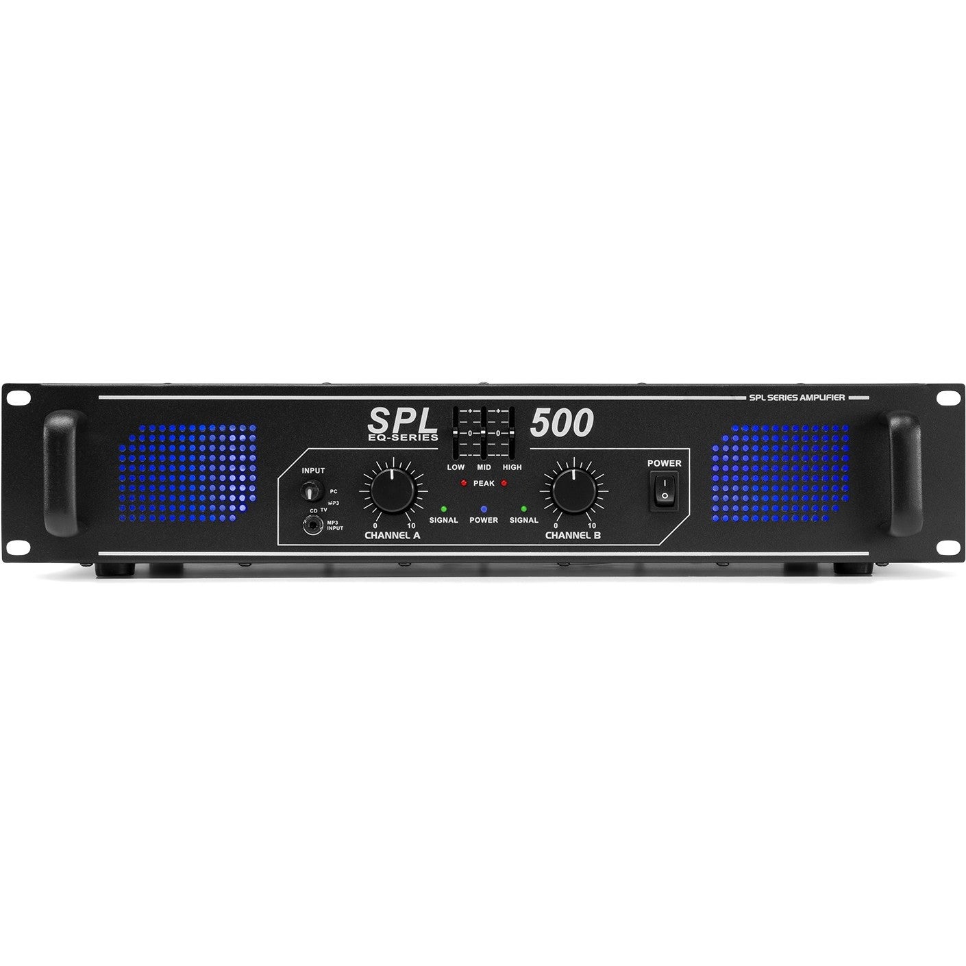Skytec SPL 500EQ PA-versterker 2x 250W