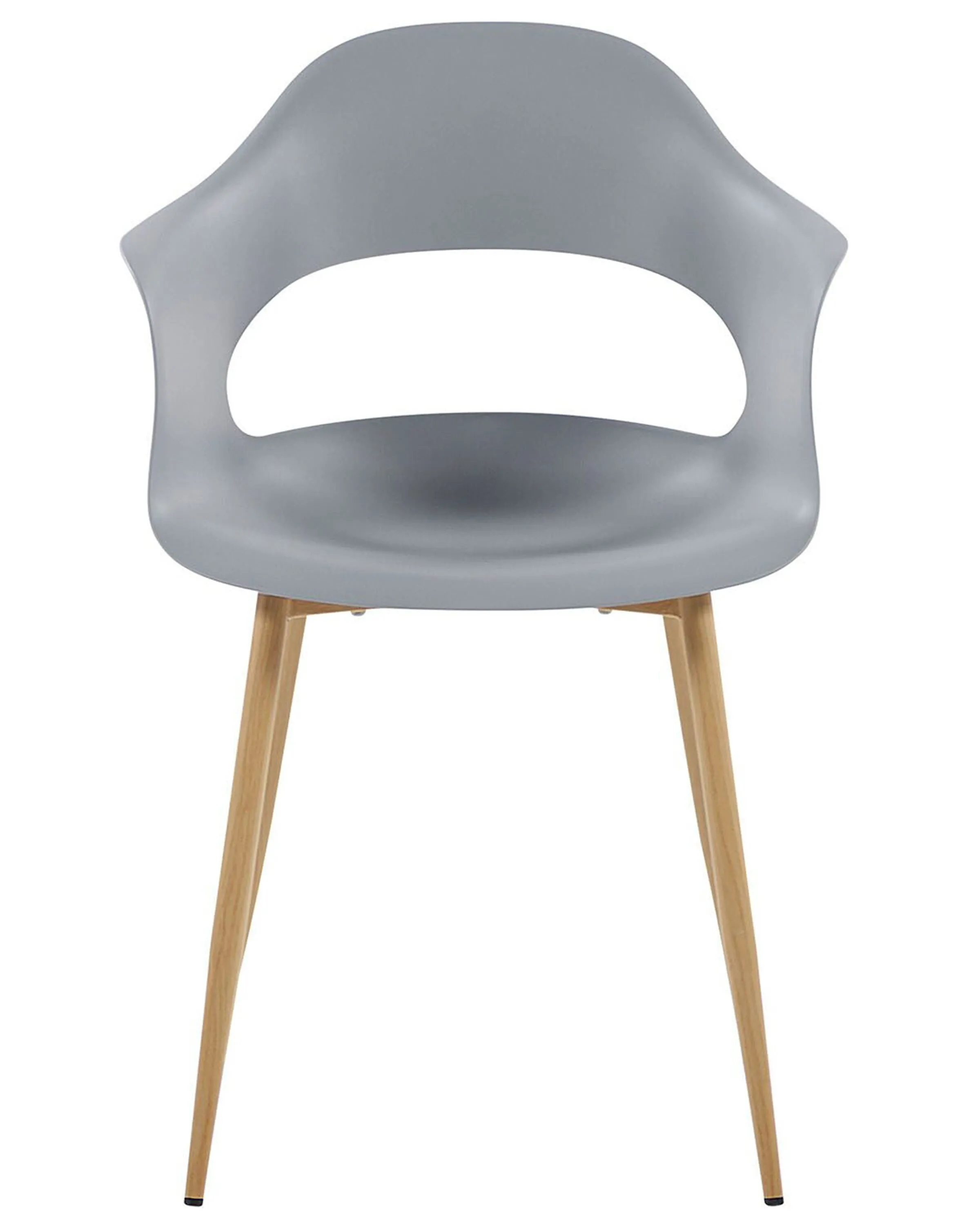 Set van 2 eetkamerstoelen UTICA Lichtgrijs