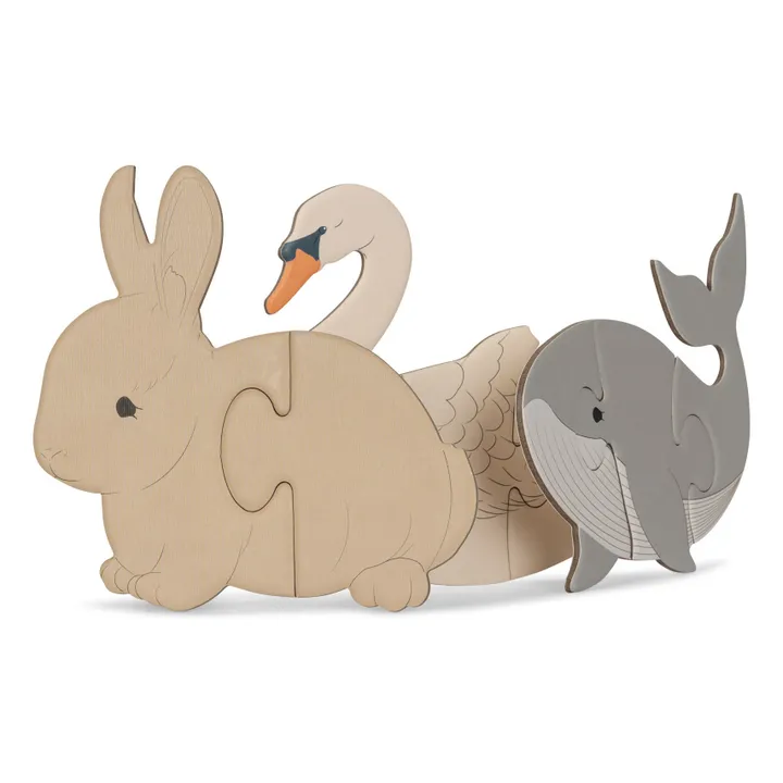 Konges Sløjd Puzzles - Set de 3