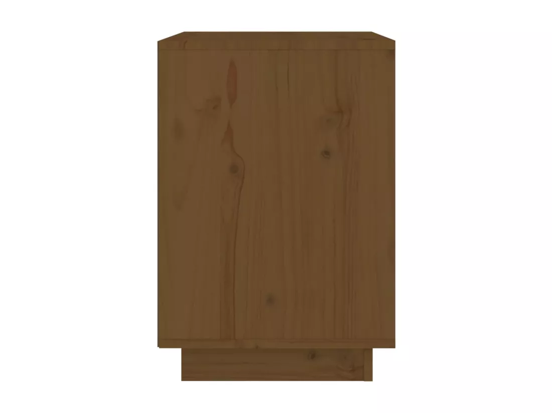 Tables de chevet 2 pcs Marron miel 40x35x50 cm Bois de pin