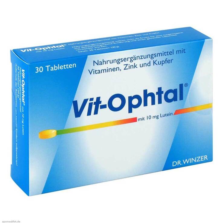 Vit Ophtal mit 10 mg Lutein Tabletten, 30 St
