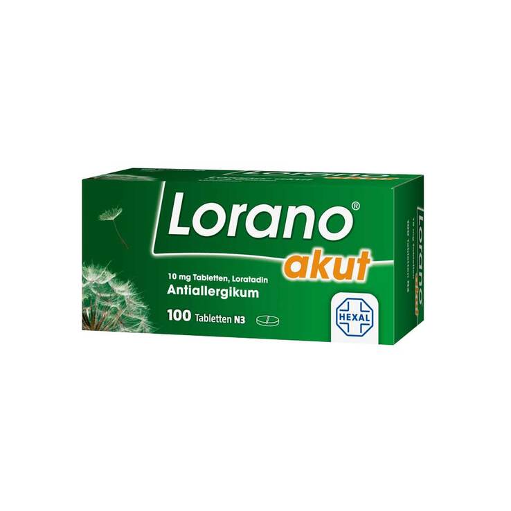 Lorano akut 10 mg Tabletten, 100 St